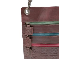 Bolso Piel Flor Barcelona Marrón