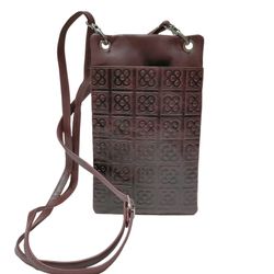 Bolso Piel Flor Barcelona Marrón