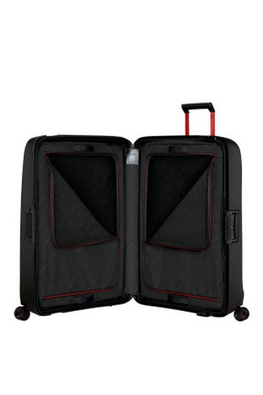Maleta Essens Spinner (4 ruedas) 81cm Charcoal/Red