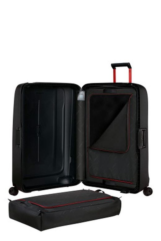 Maleta Essens Spinner (4 ruedas) 81cm Charcoal/Red