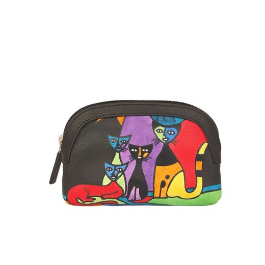 Monedero Gatos L Negro