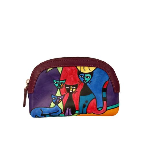 Monedero Gatos L Lila
