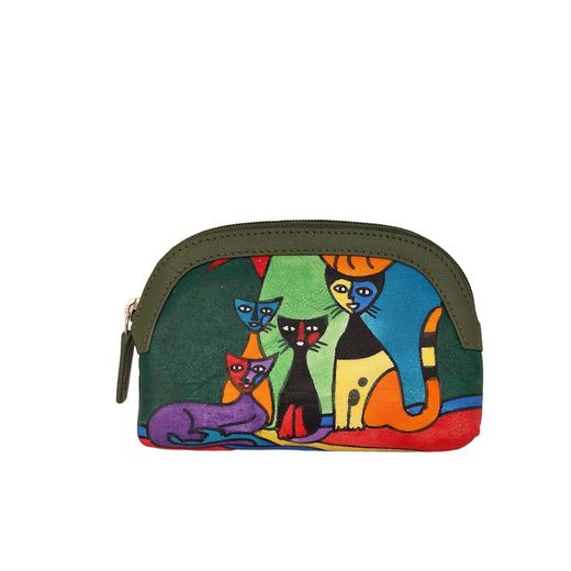 Monedero Gatos L Verde