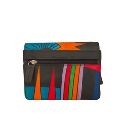 Monedero Gatos Solapa Negro