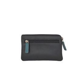 Monedero Liso Negro