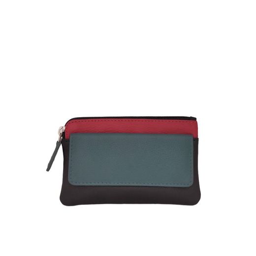 Monedero Liso Negro