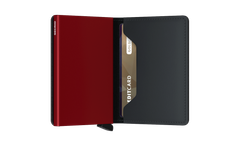Slimwallet Matte Black & Red