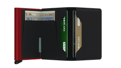 Slimwallet Matte Black & Red